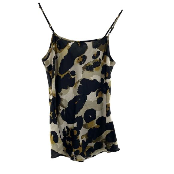 Cabi Ingenue Ruffle Cami Top Animal Print Spring Summer Flowy Size Medium #174 - Picture 6 of 10